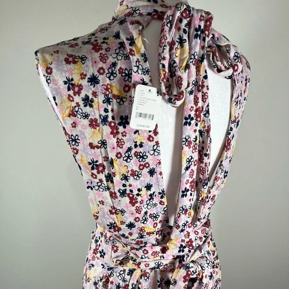 NWT Free People Vibe Check Tie Waist Jumpsuit